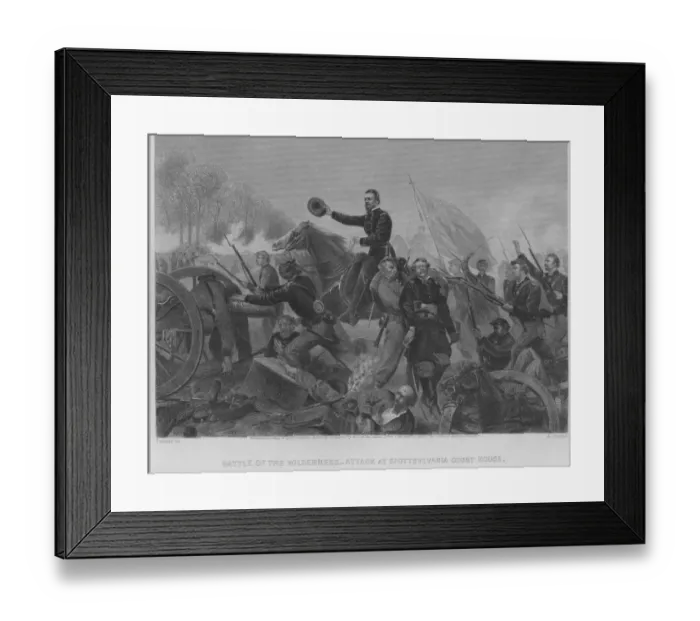 Framed Print : Battle of the Wilderness Framed Print : Battle of the Wilderness
