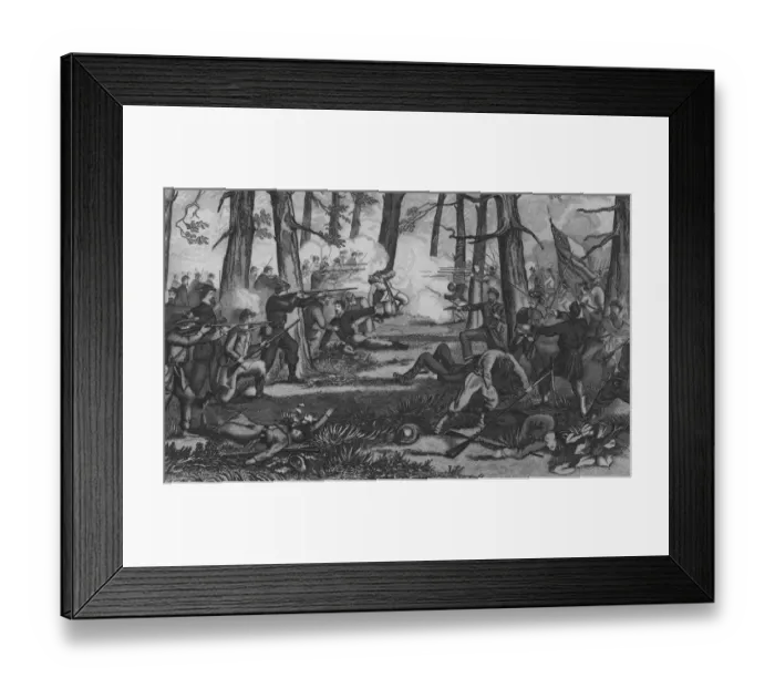 Framed Print : Battle of the Wilderness