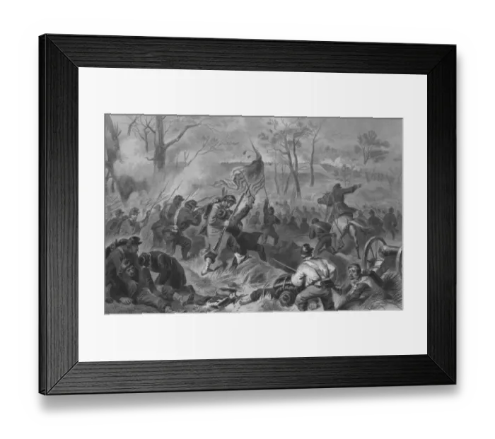 Framed Print : Charge on Fort Donelson Framed Print : Charge on Fort Donelson