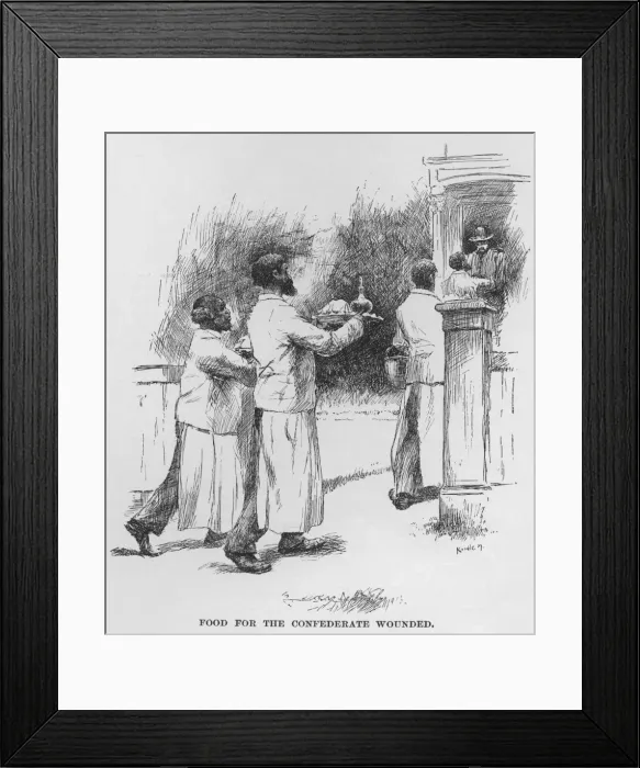 Framed Print : Wounded Soldiers Framed Print : Wounded Soldiers