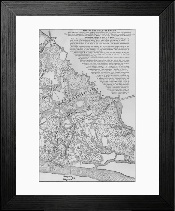 Framed Print : Field of Shiloh Framed Print : Field of Shiloh