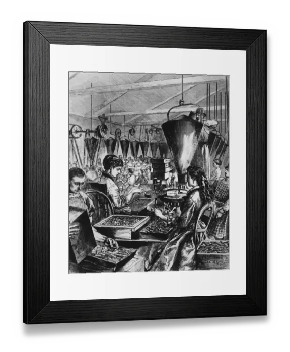 Framed Print : Women Manufacturing Artillery Framed Print : Women Manufacturing Artillery