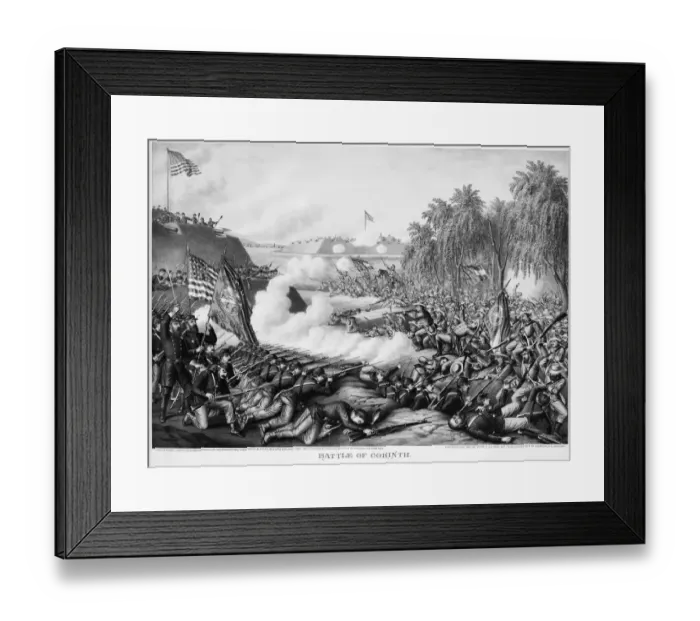 Framed Print : Battle of Corinth Framed Print : Battle of Corinth