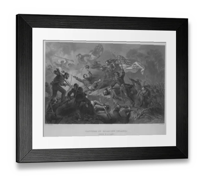 Framed Print : Capture of Roanoke Island Framed Print : Capture of Roanoke Island