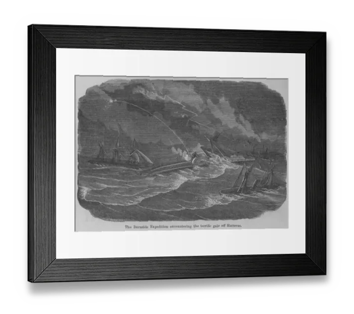 Framed Print : Burnside Expedition Framed Print : Burnside Expedition