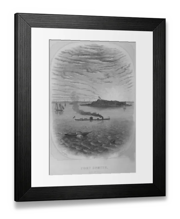 Framed Print : Fort Sumter Framed Print : Fort Sumter