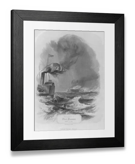 Framed Print : Fort Sumter Framed Print : Fort Sumter