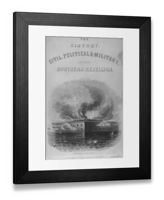 Framed Print : Fort Sumter