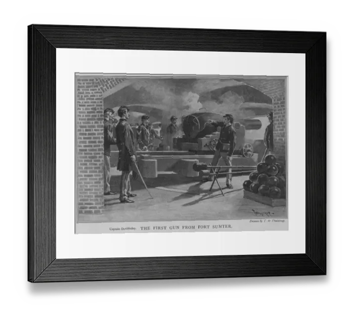 Framed Print : Fort Sumter