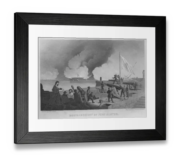 Framed Print : Fort Sumter Framed Print : Fort Sumter