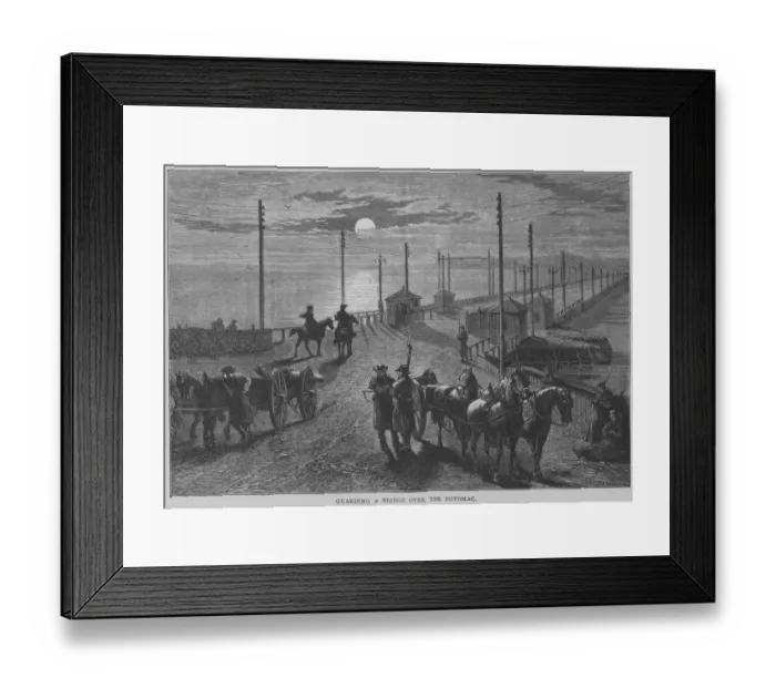 Framed Print : Alexandria Bridge Framed Print : Alexandria Bridge
