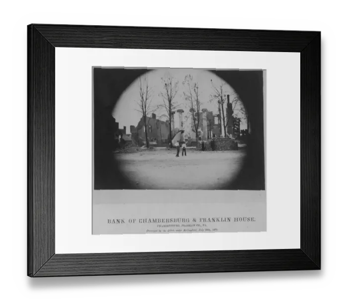Framed Print : Bank of Chambersburg