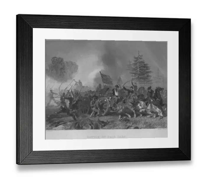 Framed Print : Battle of Fair Oaks Framed Print : Battle of Fair Oaks