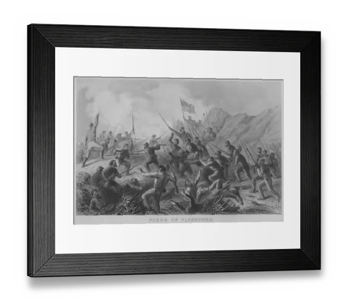 Framed Print : Siege of Vicksburg