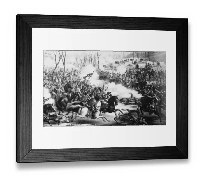Framed Print : Battle of Pea Ridge