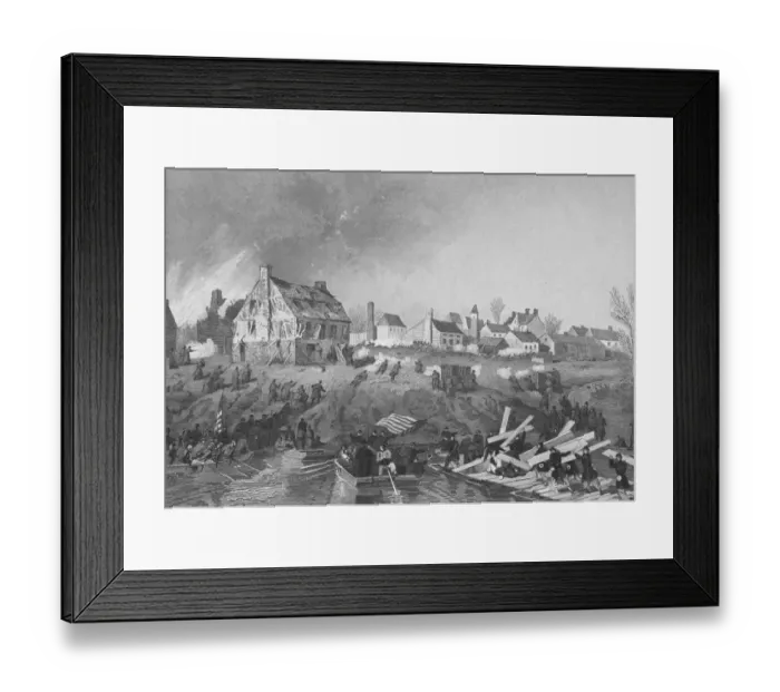 Framed Print : Attack on Fredricksburgh Framed Print : Attack on Fredricksburgh