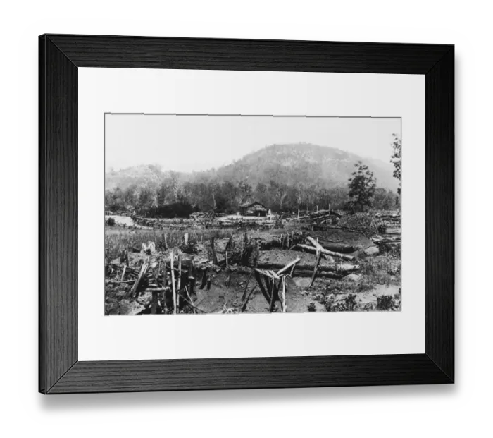 Framed Print : Union Entrenchments Framed Print : Union Entrenchments