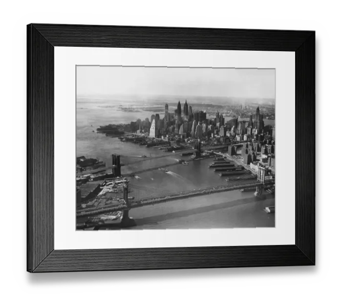 Framed Print : Downtown Manhattan Framed Print : Downtown Manhattan
