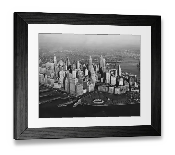 Framed Print : Downtown Manhattan