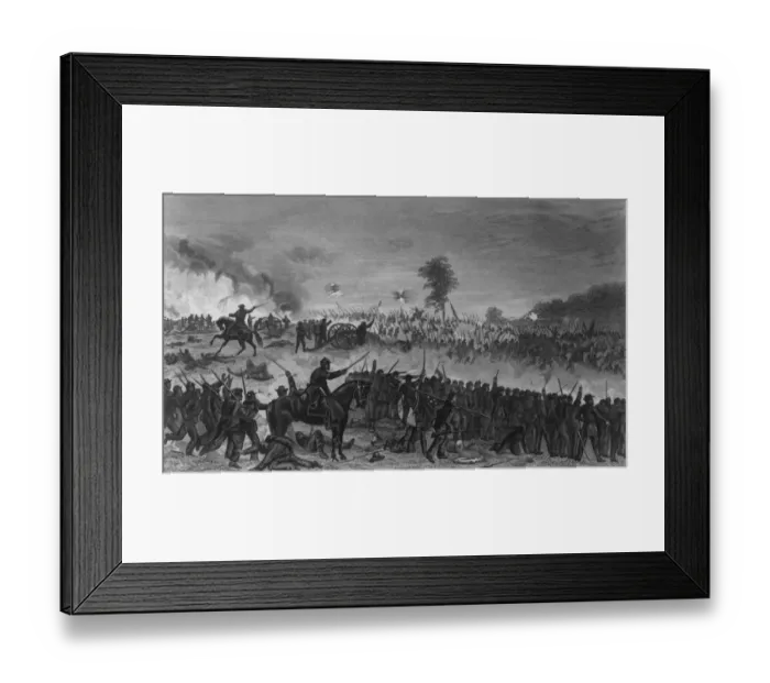 Framed Print : Battle of Gettysburg Framed Print : Battle of Gettysburg