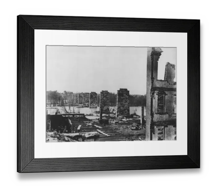Framed Print : Ruins of Petersburg Framed Print : Ruins of Petersburg