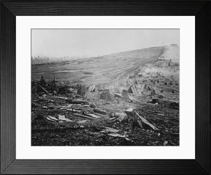Framed Print : Battlefield of Nashville