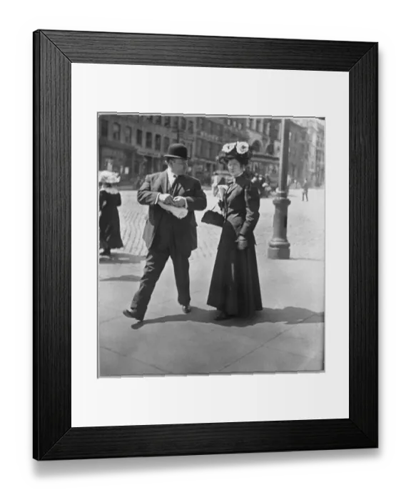 Framed Print : Encounter In New York