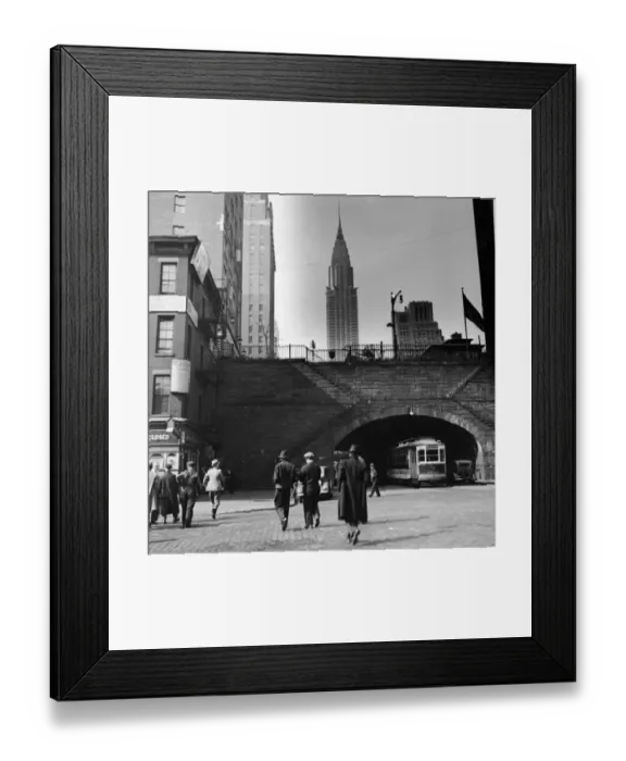 Framed Print : Chrysler Building From First Avenue & 42nd Street Framed Print : Chrysler Building From First Avenue & 42nd Street