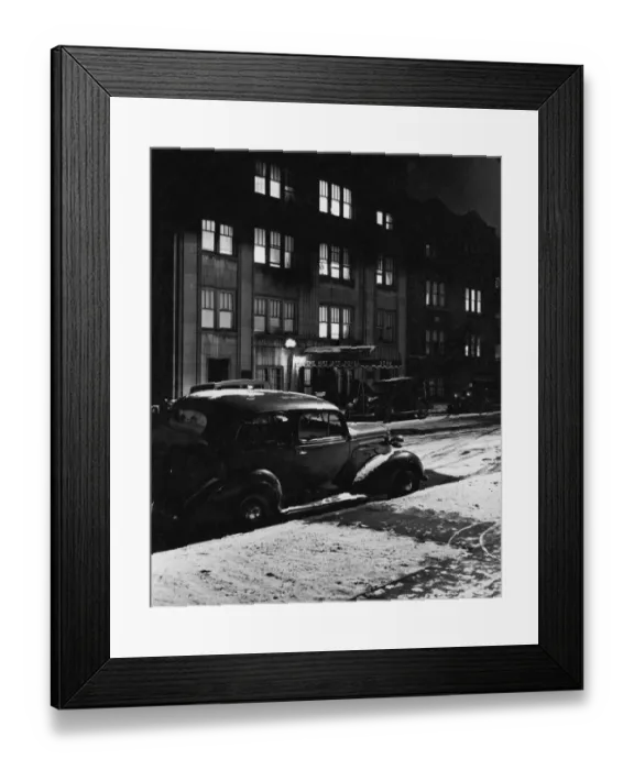 Framed Print : Silent Winter Night Framed Print : Silent Winter Night
