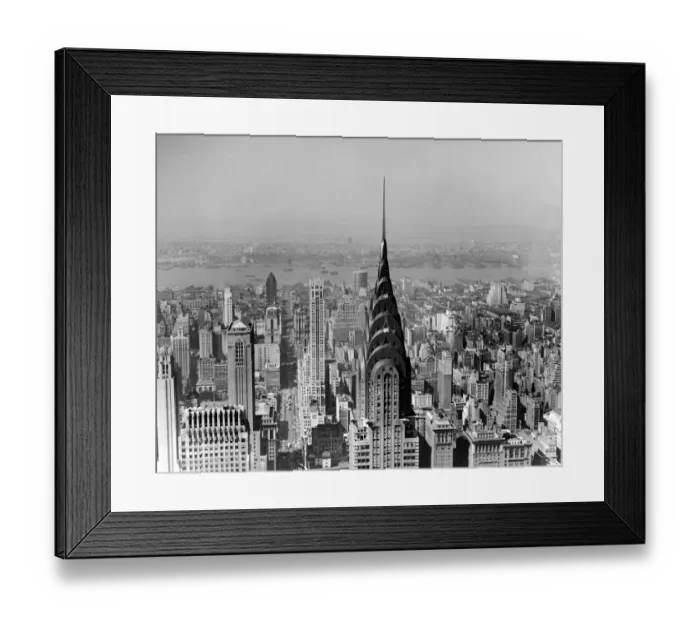 Framed Print : Aerial Of Midtown Manhattan