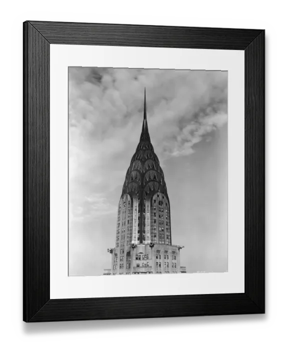 Framed Print : Top Of The Chrysler Building Framed Print : Top Of The Chrysler Building