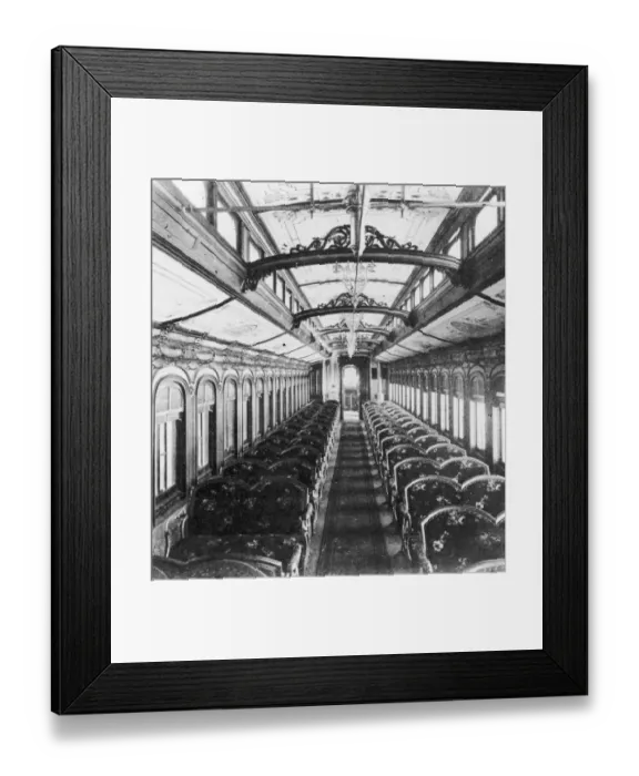 Framed Print : Interior of Train Coach Framed Print : Interior of Train Coach