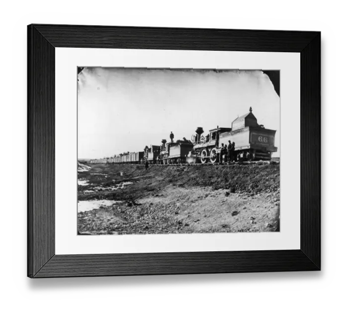 Framed Print : Construction Train Framed Print : Construction Train
