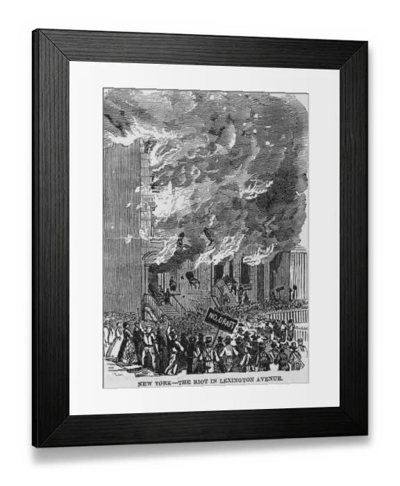 Framed Print : Riot on Lexington Avenue Framed Print : Riot on Lexington Avenue
