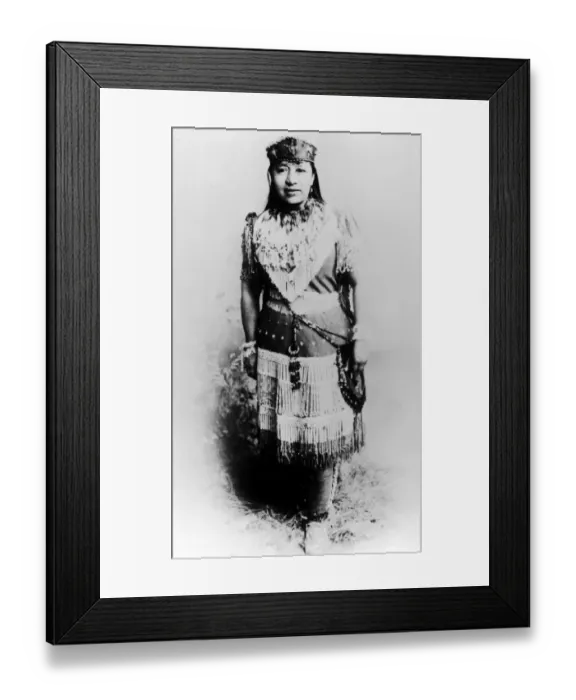 Framed Print : Native American Woman Framed Print : Native American Woman