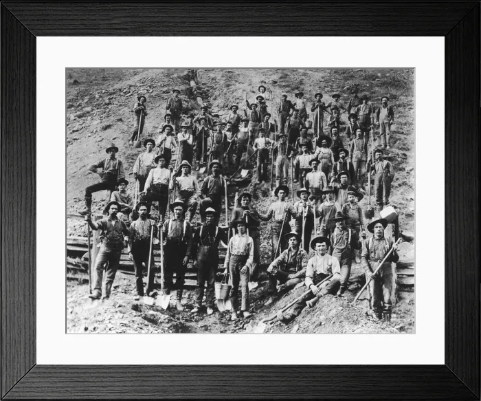 Framed Print : Ditch Diggers Framed Print : Ditch Diggers