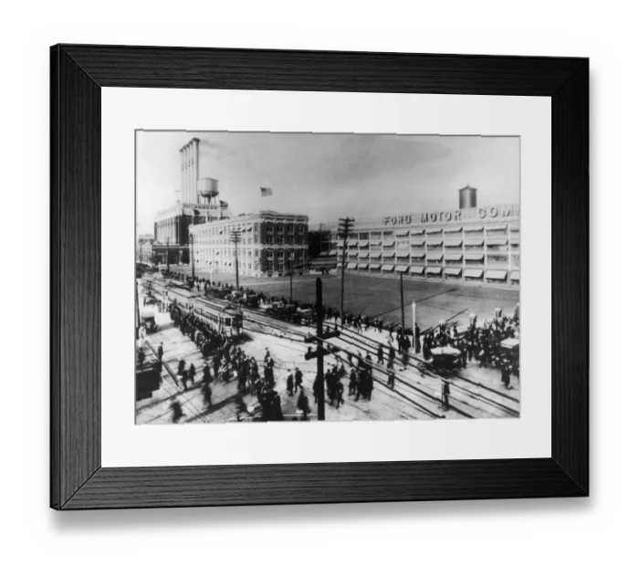Framed Print : Highland Park Ford Plant Framed Print : Highland Park Ford Plant