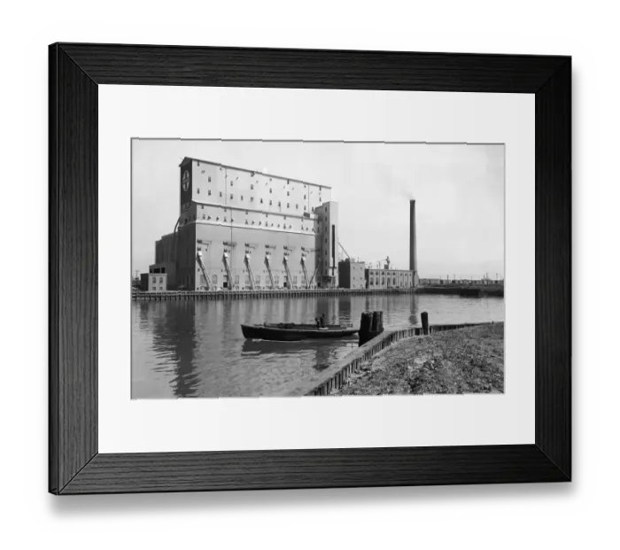 Framed Print : Chicago Grain Elevators Framed Print : Chicago Grain Elevators