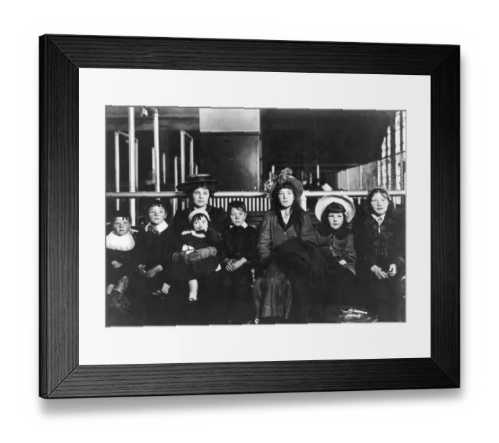 Framed Print : Immigrants Framed Print : Immigrants