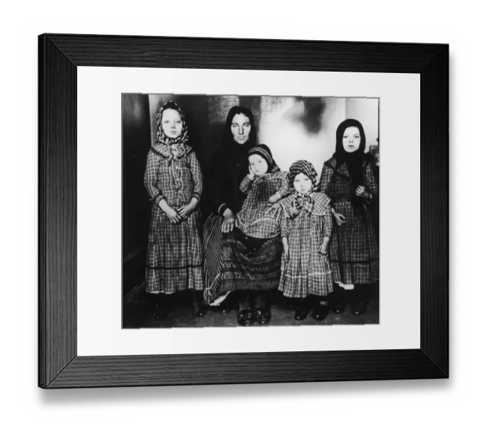 Framed Print : Immigrants