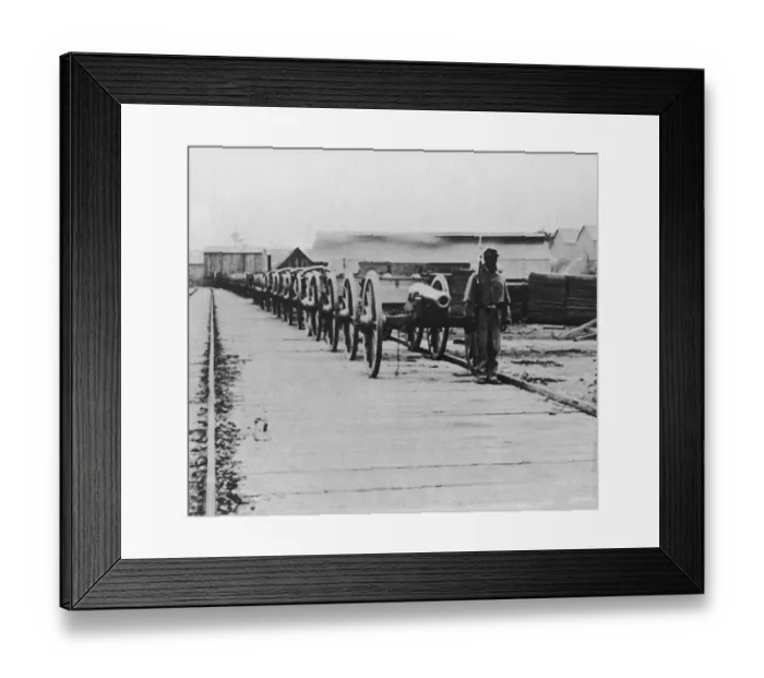 Framed Print : Civil War Artillery Framed Print : Civil War Artillery