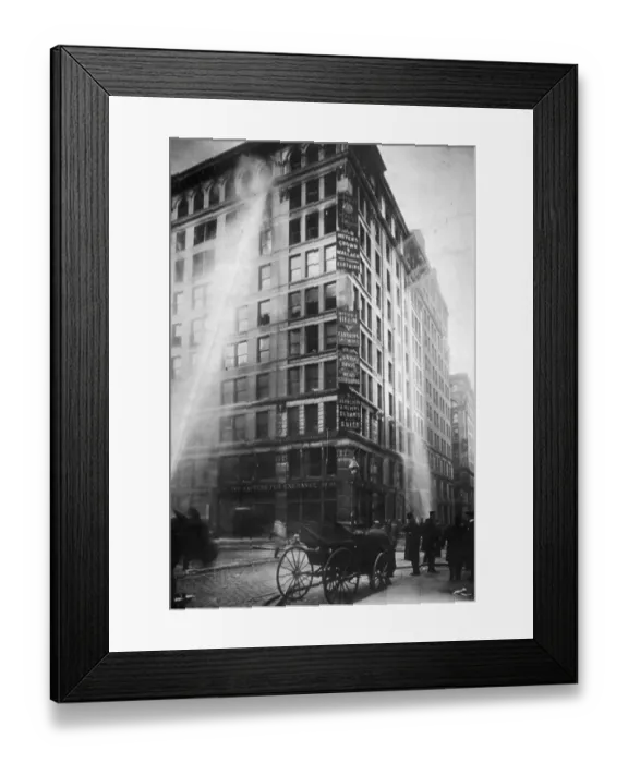 Framed Print : Triangle Shirtwaist Fire Framed Print : Triangle Shirtwaist Fire