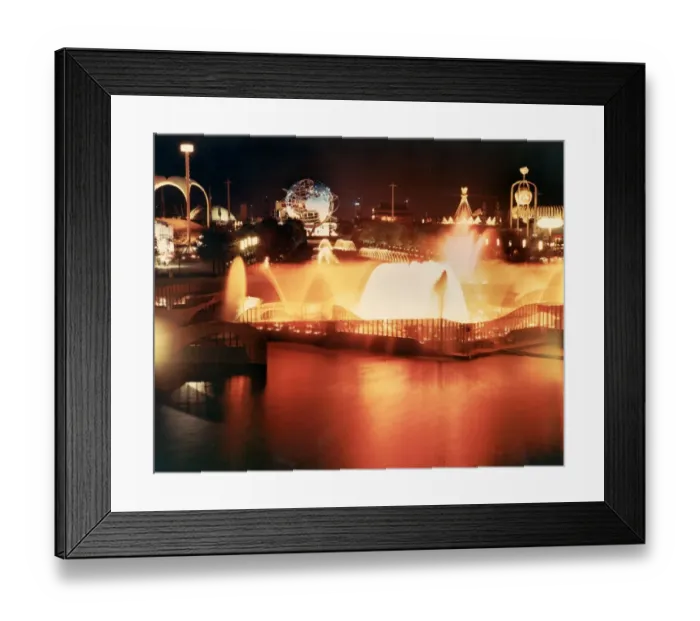 Framed Print : The Fountain Of The Continents At the 1964 New York Worlds Fair