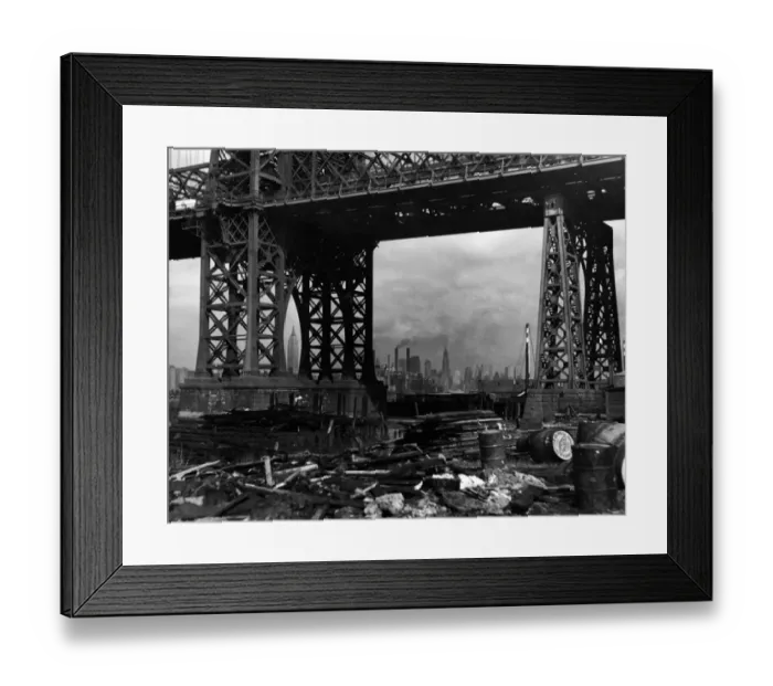 Framed Print : Williamsburg Bridge Framed Print : Williamsburg Bridge