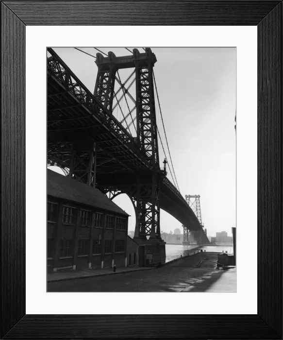 Framed Print : Williamsburg Bridge Framed Print : Williamsburg Bridge