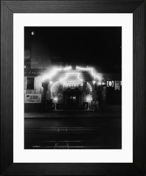 Framed Print : Rectors Restaurant On 42nd Street Framed Print : Rectors Restaurant On 42nd Street