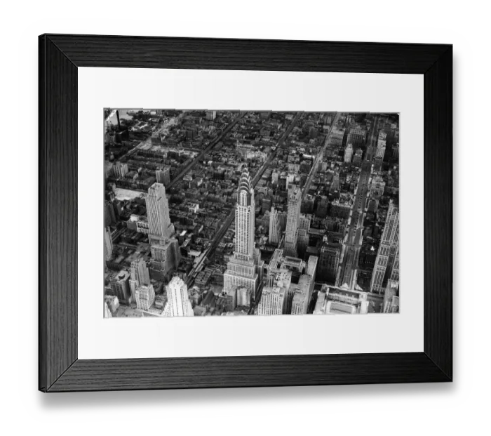 Framed Print : Aerial View Of Midtown Manhattan