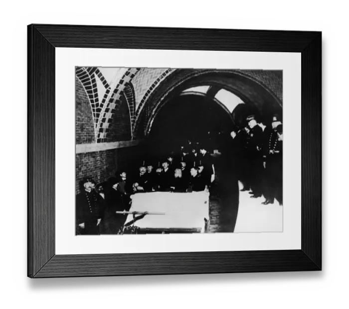 Framed Print : Opening Of NYC Subway Framed Print : Opening Of NYC Subway