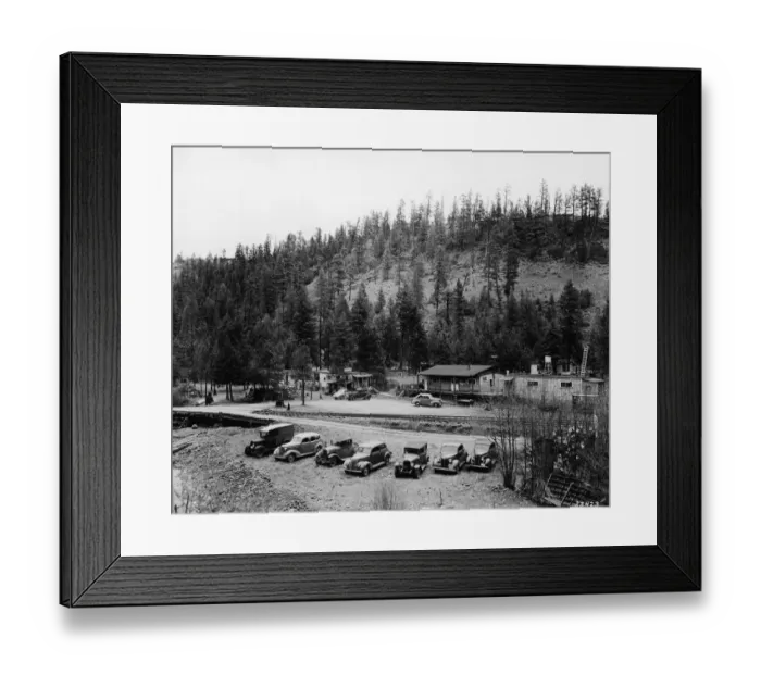 Framed Print : Logging Camp in the Great Smoky Mountains Framed Print : Logging Camp in the Great Smoky Mountains