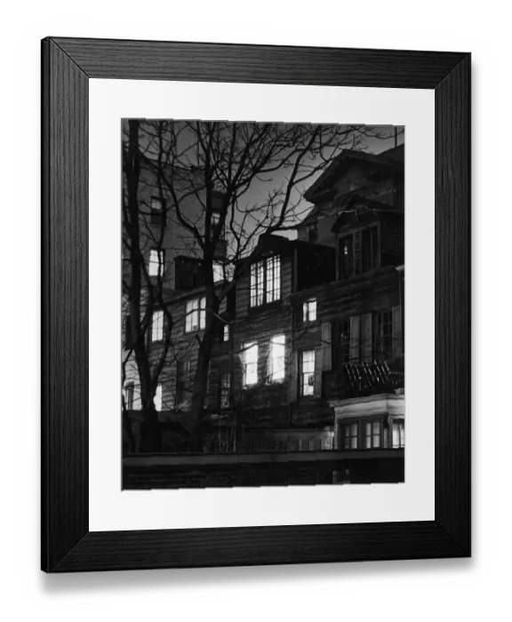 Framed Print : Backyard In Greenwich Village Framed Print : Backyard In Greenwich Village